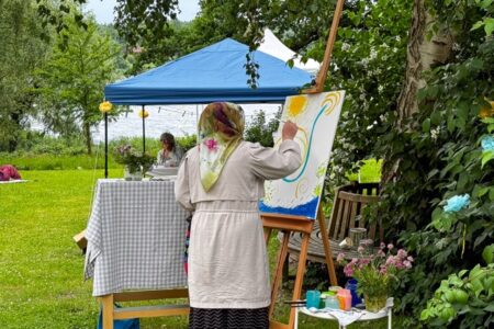 Sommerfest Bild malen